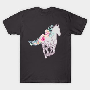 Floral Horse T-Shirt